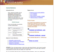 Tablet Screenshot of mail.tjrs.jus.br